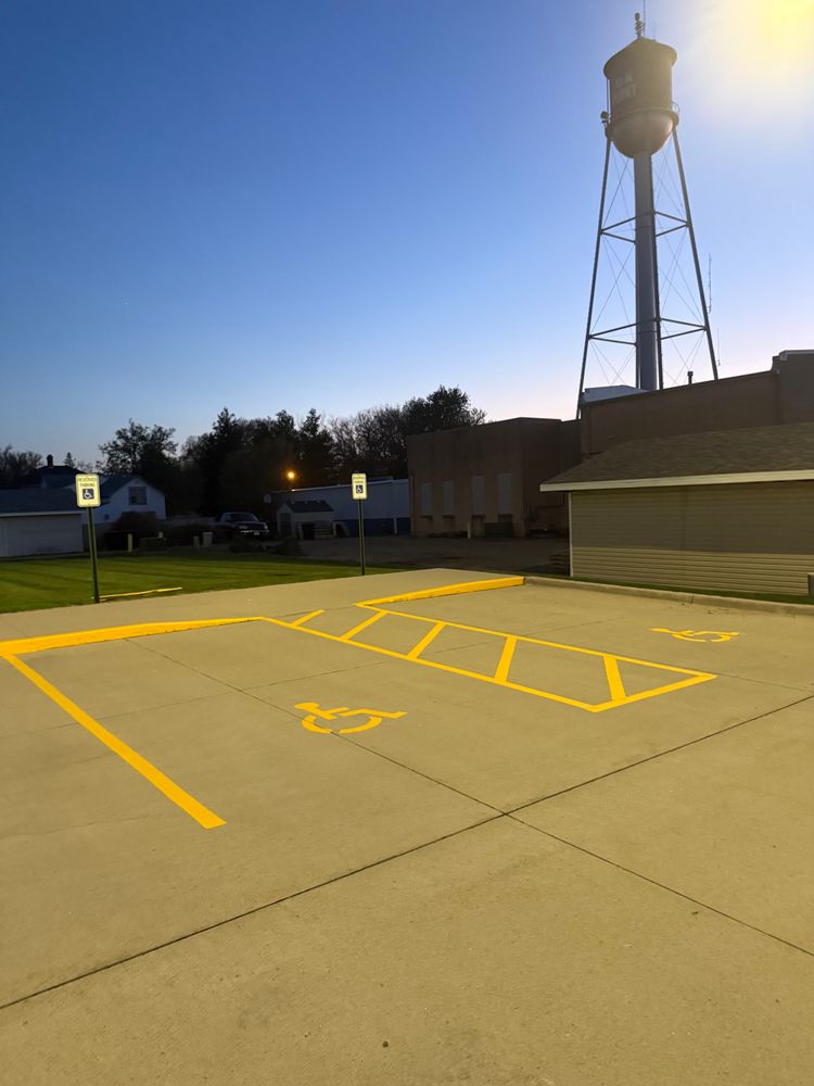 All Photos for Midwest Line Striping LLC in Spirit Lake, IA