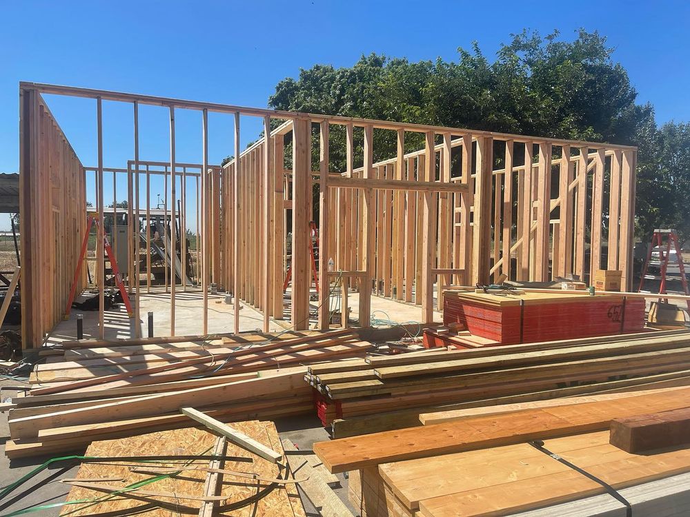 Our expert framing service ensures the structural integrity of your home, providing a solid foundation for any construction or remodeling project with precision, quality materials, and exceptional craftsmanship tailored to your needs. for Albano's Construction Solutions in Gustine, CA