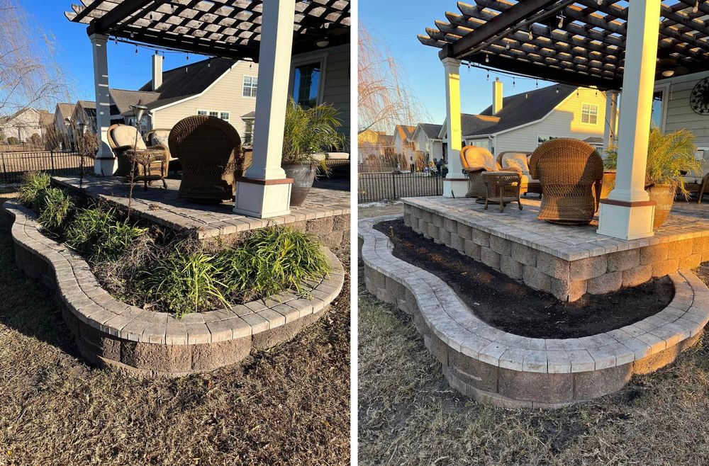 Our Flowerbed Cleanups service ensures your outdoor space is free of debris, weeds, and overgrown plants. We will restore the beauty of your flowerbeds to enhance the overall appearance of your yard. for GreenGo Lawn Pros in Myrtle Beach, SC