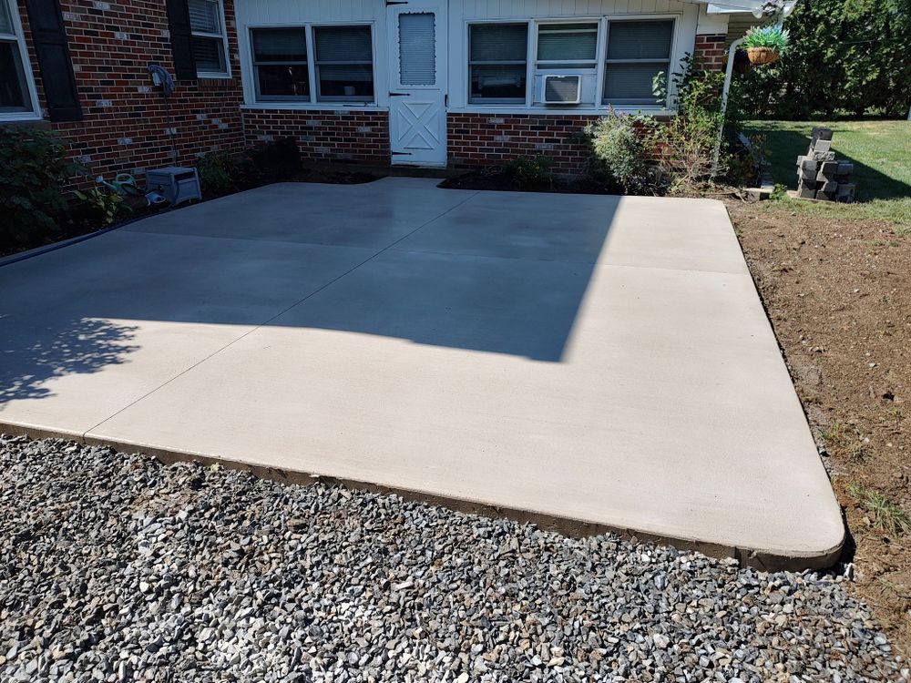 Our Concrete Slab Construction service provides durable, expertly crafted slabs tailored to your project's specifications, ensuring a strong foundation for patios, driveways or home extensions with efficient installation and reliable results. for Cann's Concrete and Construction in Coopersburg, PA