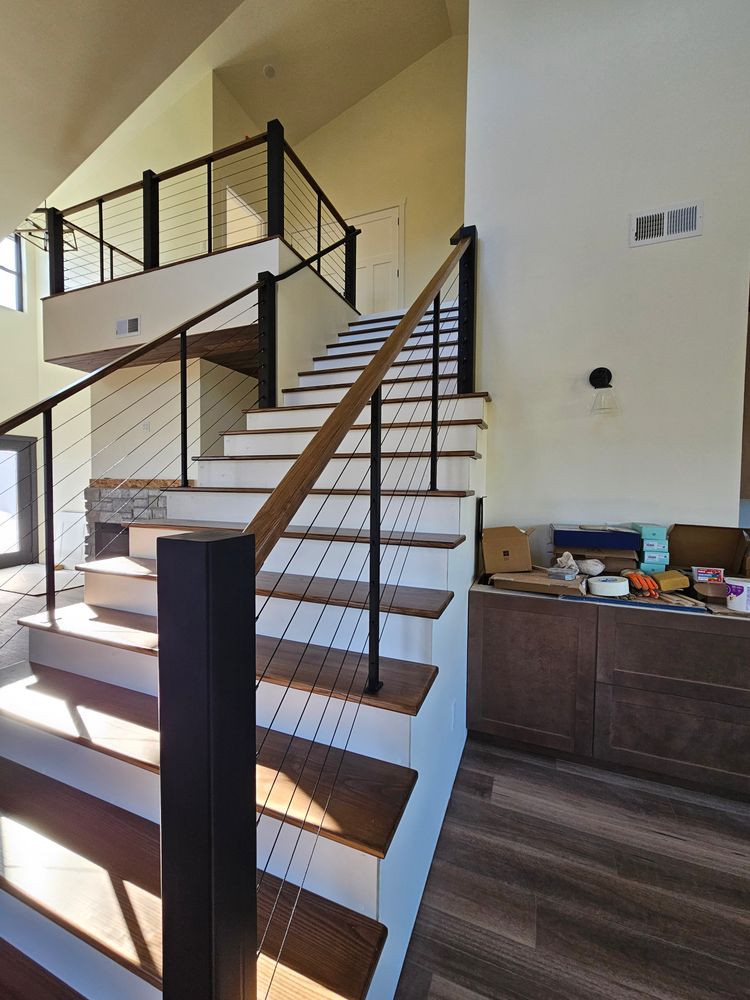 Interior Railing  for Timber Concepts  in Abrams, WI