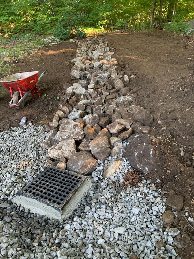 Excavation for CS Property Maintenance in Middlebury, CT