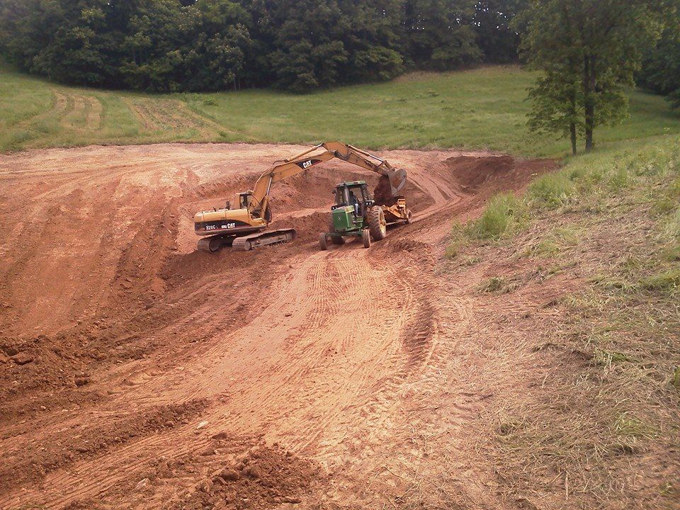 Excavating for King of Dirt in Cornersville, TN