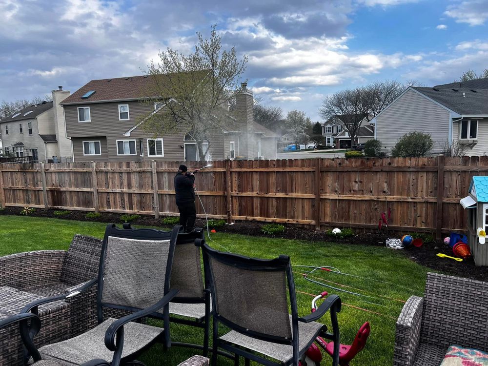 Fence Washing  for Soapy Suds Services in St. Charles, IL