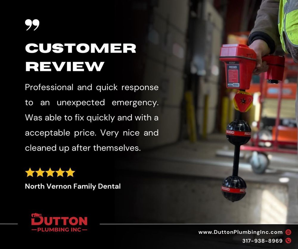 Water Heater & Tankless Water Heater Installation - Repair for Dutton Plumbing, Inc. in Indianapolis, IN