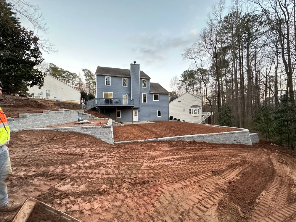 Retaining Walls for 360 Grading and Concrete in Bremen, GA