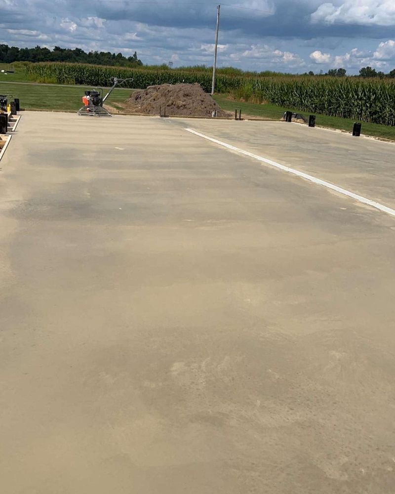 Driveways for Richard Custom Concrete in Bremen, IN