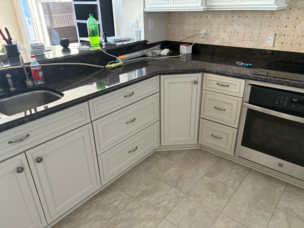 Cabinet refinishing for NXT Generation Painting in Cookeville, TN