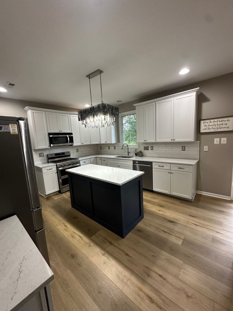 Our expert flooring installation service transforms your home's aesthetics and functionality with precision, offering a wide range of materials tailored to suit your style and enhance any living space. for T&T Kitchens in Shamong, NJ