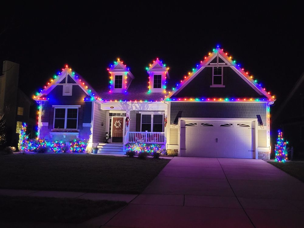 Holiday Lighting for First State Roof & Exterior Cleaning in Sussex County, DE