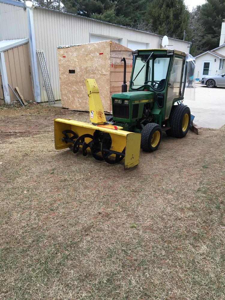 Snow Removal for Tim’s Commercial Building Maintenance in Cadillac, Michigan