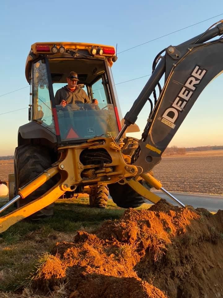 Excavating for Bro-Mac & Sons in Springfield, Illinois