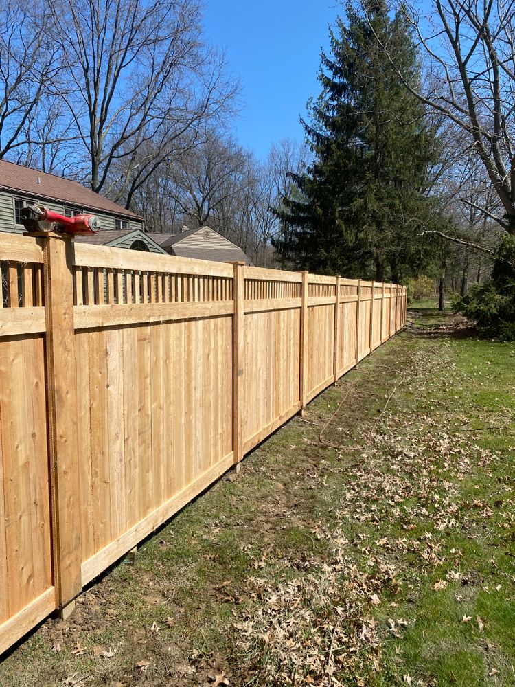 Wood Fences for Castle Fence and Deck LLC in Medina, OH