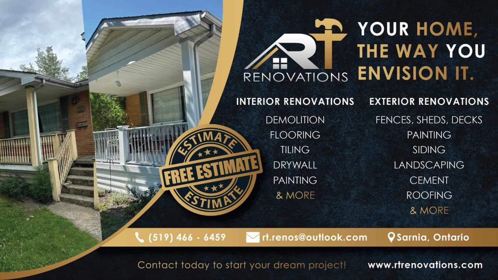 All Photos for RT Renovations in Sarnia, ON