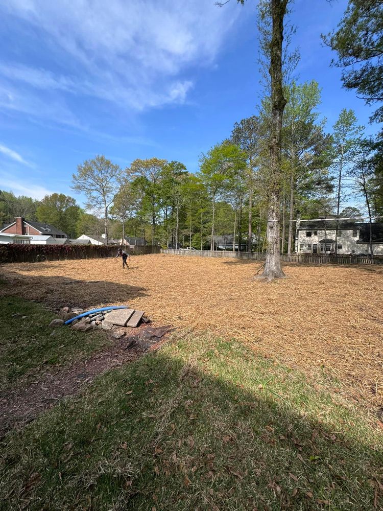 Mulch Installation for Zambrana Landscaping in Cobb County, GA