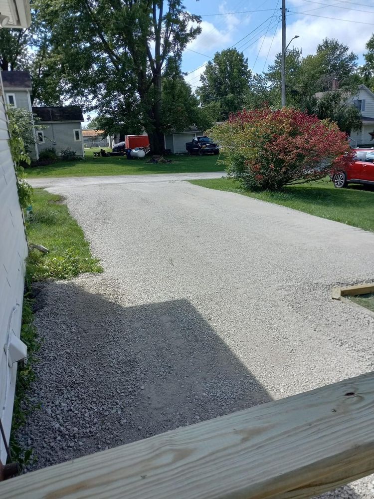 Our Roadbeds service ensures a strong foundation for your property by expertly preparing the ground for construction, providing stability and durability to any structure you plan to build. for Mike Wilcoxson Excavating & Well Drilling in Pierceton,  IN