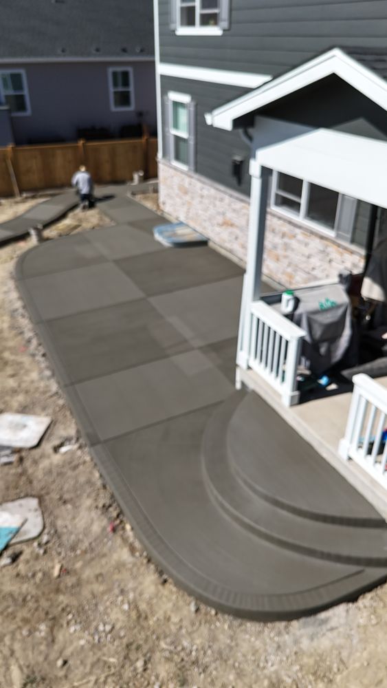 Decorative Concrete  for B&M Concrete LLC in Longmont, CO