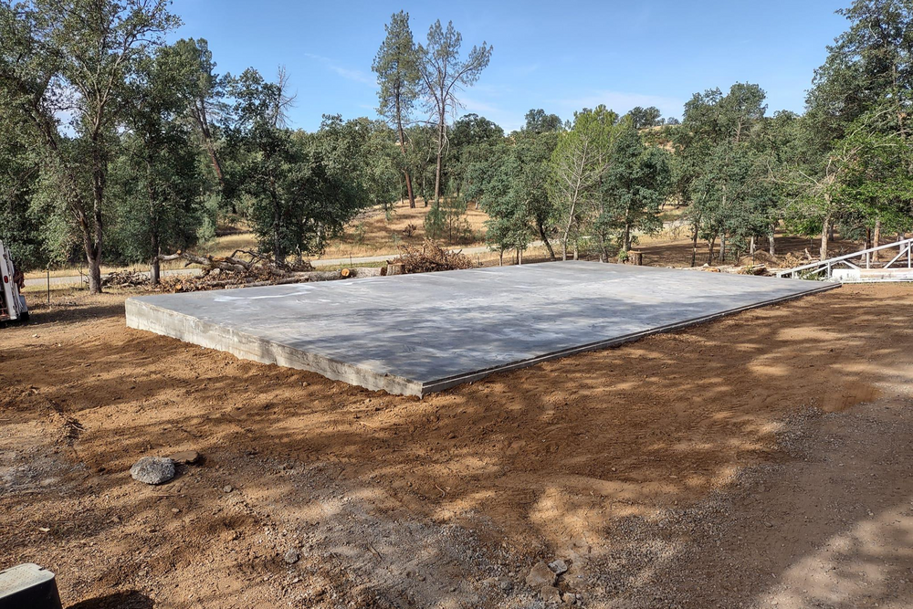 Concrete for Austin LoBue Construction in Cottonwood, CA