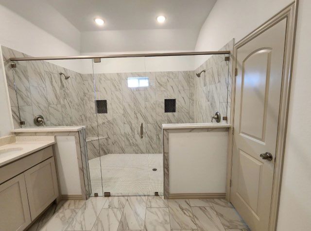 Transform your bathroom into a modern, functional space with our expert renovation services. We ensure quality craftsmanship and tailored designs to meet your style and budget needs seamlessly. for FS Construction and Remodeling, LLC. in Denton, TX