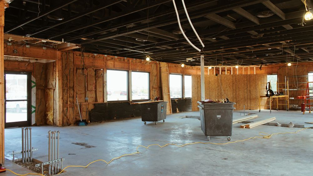Commercial Mellow Mushroom Buildout (Danville, Va) for Cedar Ridge Construction in Danville, VA