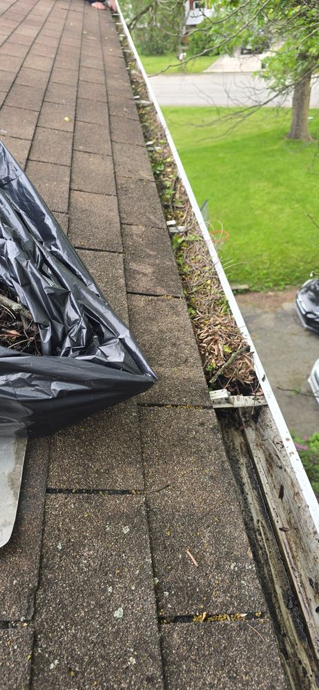 Ensure the safety and efficiency of your home with our Residential Gutter Cleaning service, which prevents blockages and water damage while enhancing your property's curb appeal with thorough cleaning. for A-1 Seamless Gutters in Greensburg, PA