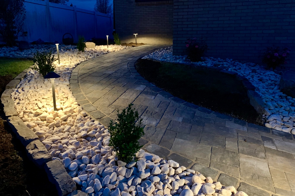 Landscape Lighting for Resnik Landscaping Services in New Kensington, PA