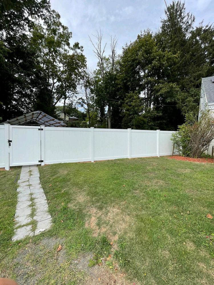 Our Custom Fence Design service offers personalized solutions to enhance your home's aesthetics and security, featuring tailored materials and styles that meet your unique preferences while blending seamlessly with your landscape. for Fencescapes LLC in Wolcott, CT
