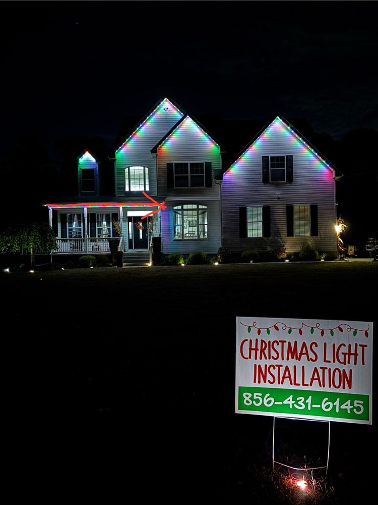 Permanent Lighting for Happy Holiday Christmas Lighting in Mullica Hill, NJ