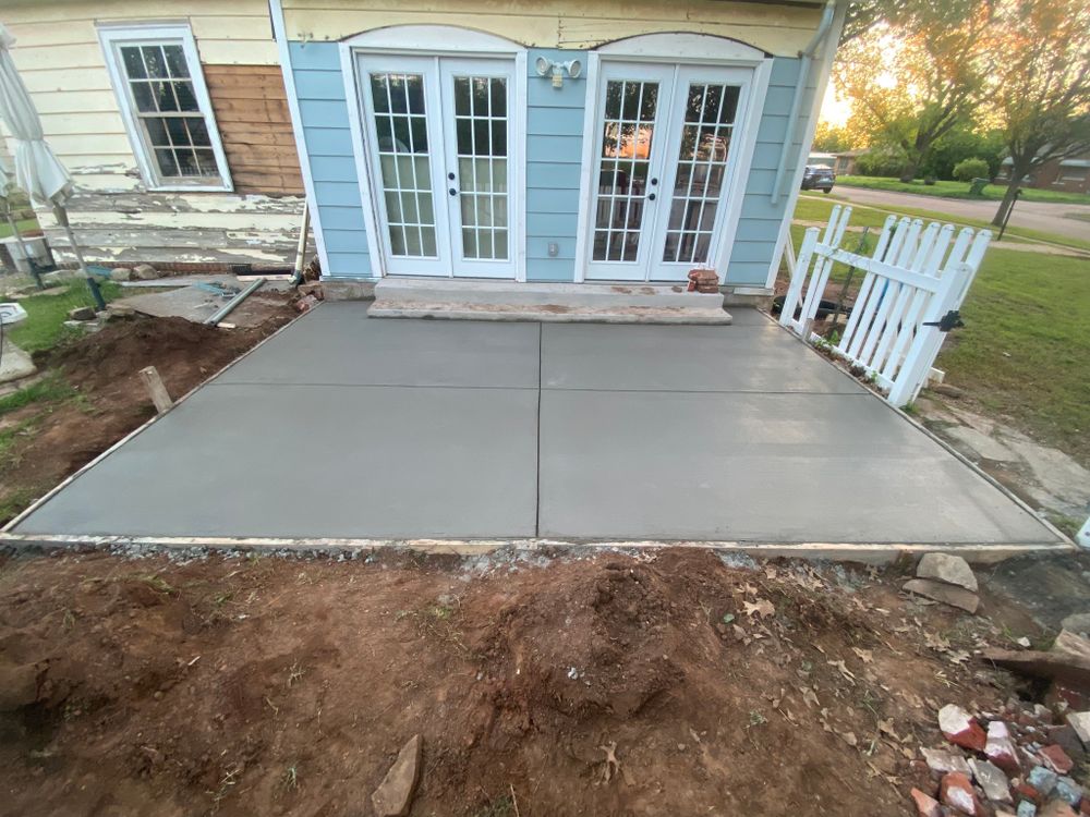Residential Projects for Rock of Ages Concrete LLC in Denton, TX