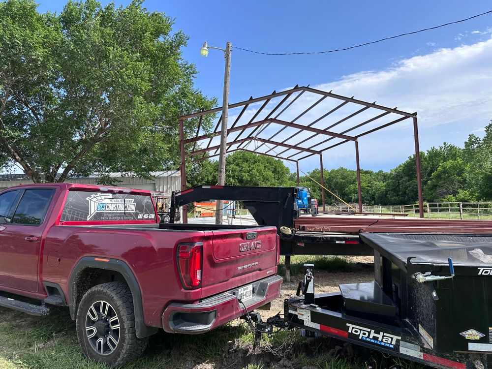 Metal Buildings/Barndominiums for BCS Construction in Springtown, TX