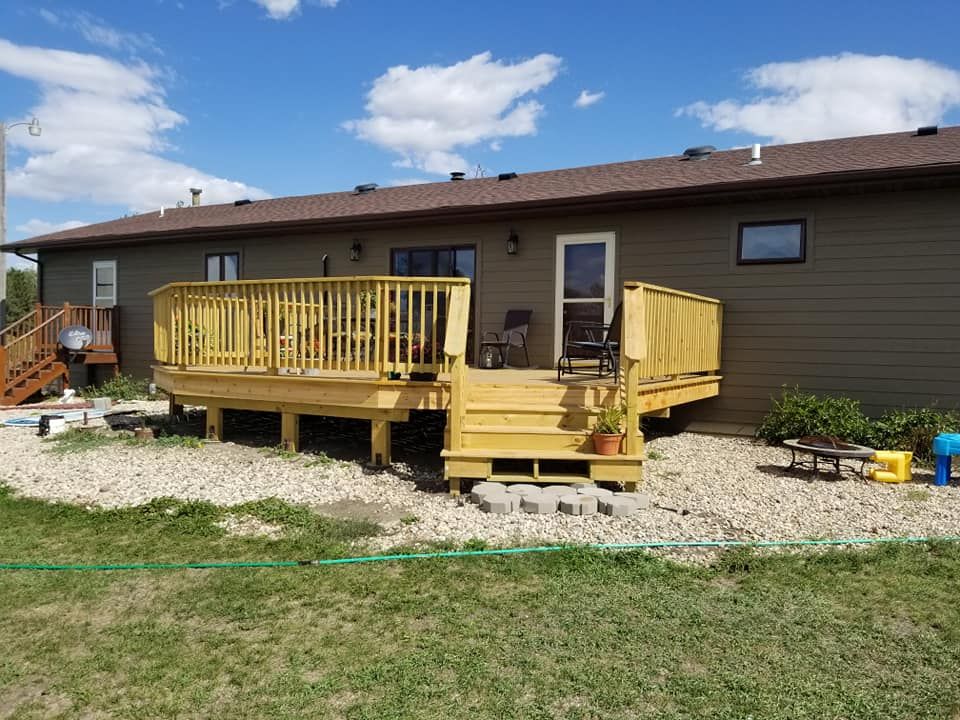 Decks for Dittbrenner Woodworking in Stanley, ND