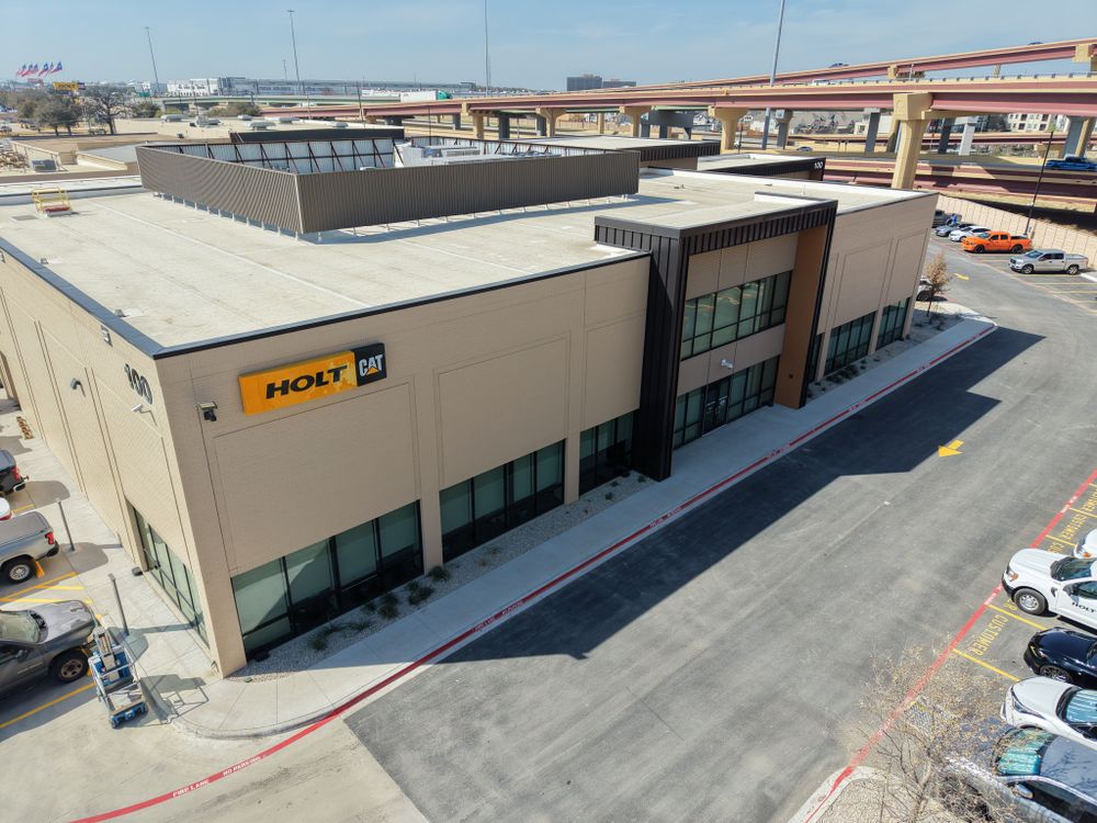 Holt Cat Irving for Triple R Custom Metal Roofing in Fort Worth, TX