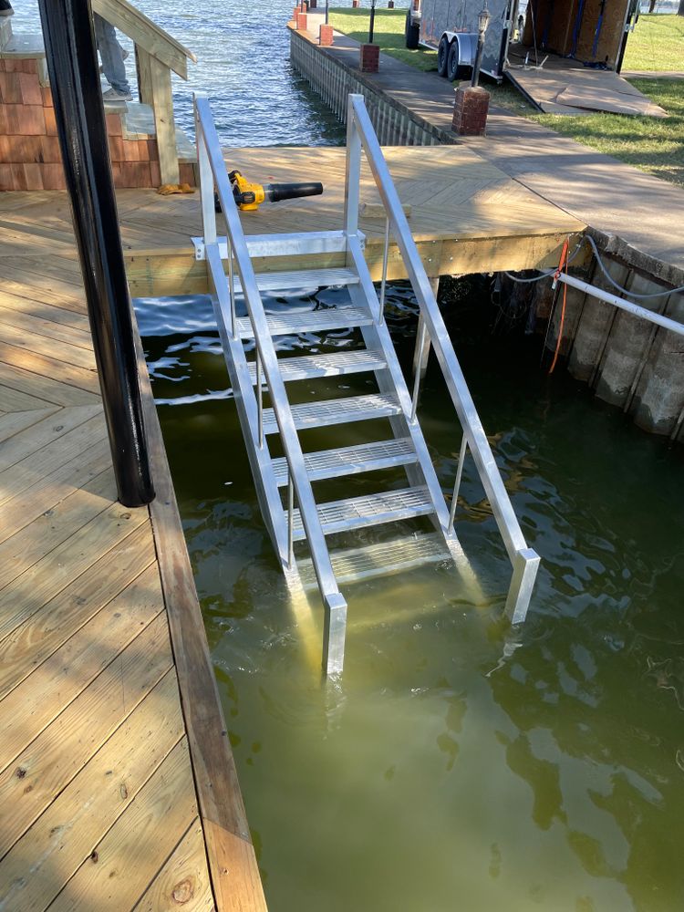 Lake Steps for BR Construction LLC  in Corsicana, TX