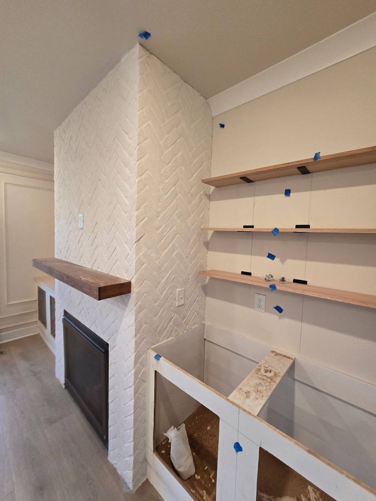 Backsplash and Fireplaces for Novo Tile Co. in Wendell, NC