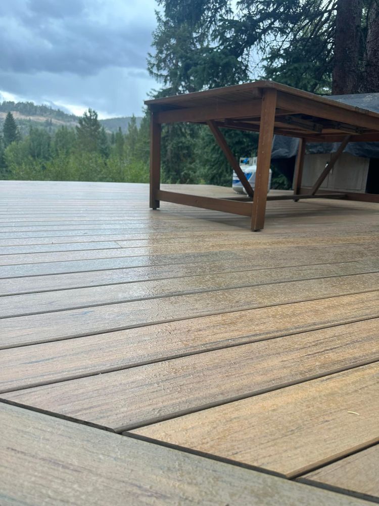 Enhance your home's beauty with our expert exterior decking service, perfectly complementing our precise exterior painting. Our team ensures a stunning, durable finish that withstands the elements and elevates outdoor spaces. for Rafa's Remodeling Services in Breckenridge, CO