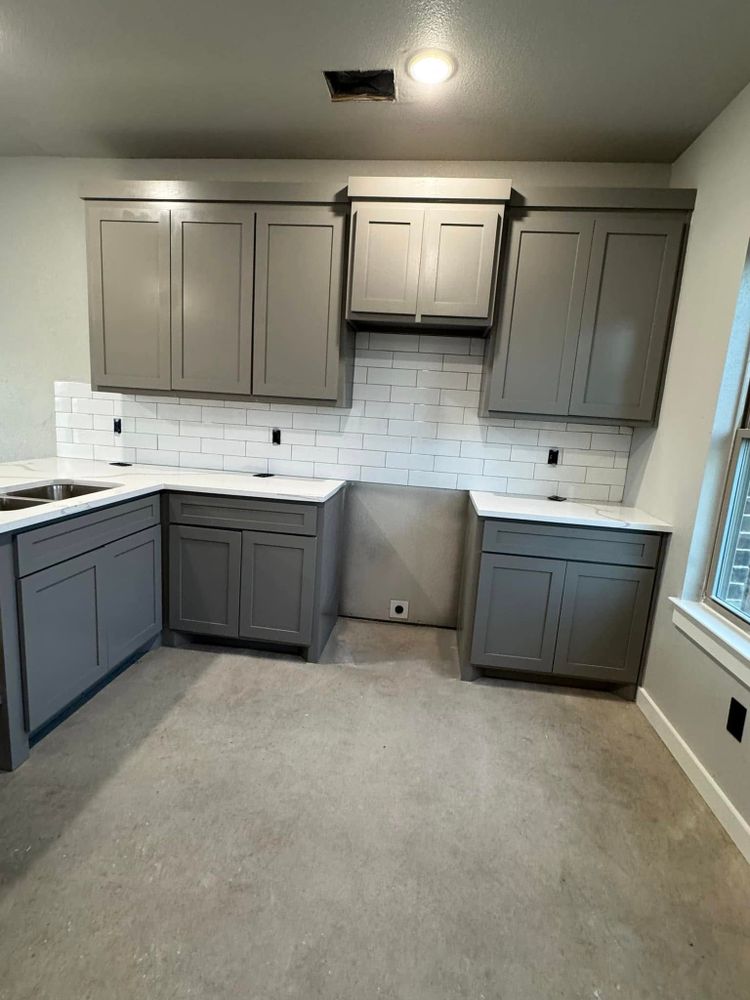 Cabinet Refinishing for J&C Painting in Mabank, TX