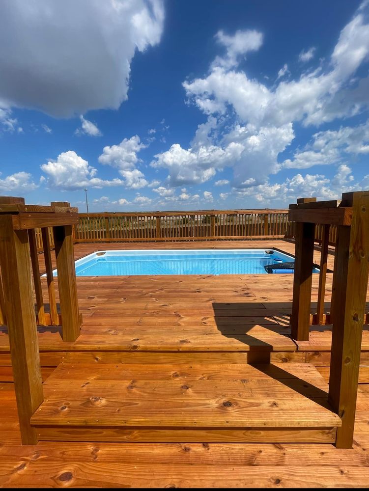 Revitalize your outdoor space with our expert deck and patio staining and repair services. We restore beauty and durability with high-quality finishes and repairs, ensuring your space remains a perfect spot for relaxation and entertaining. for Watts Painting in Killeen, TX