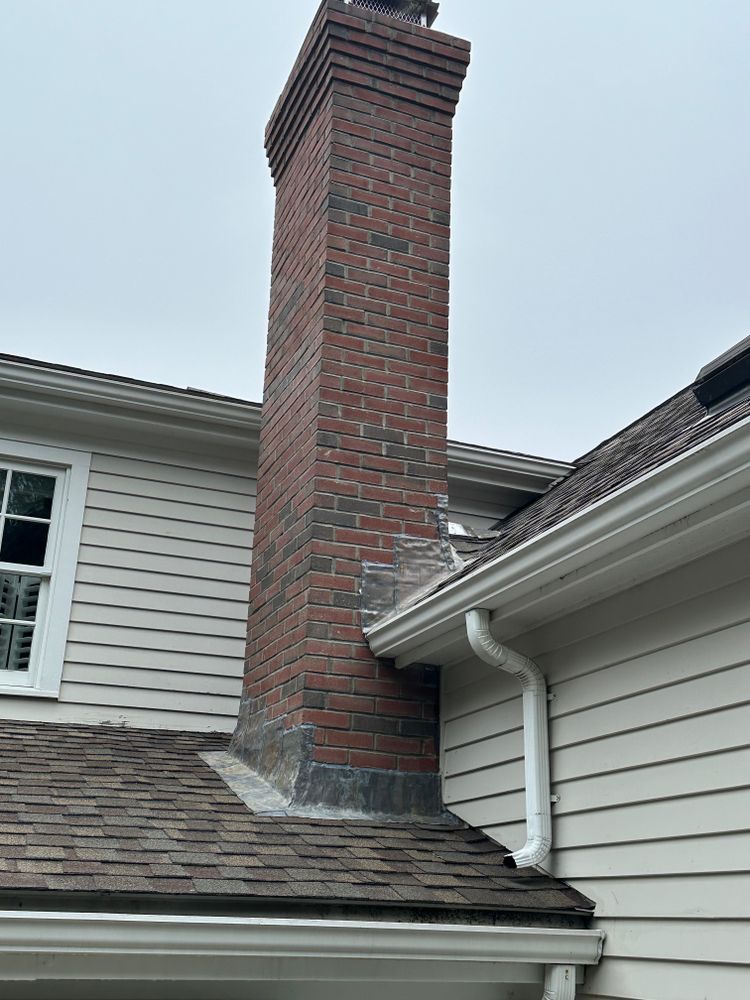 Chimney photos from restoration to new builds for All For U Roofing & Masonry in Boston, MA