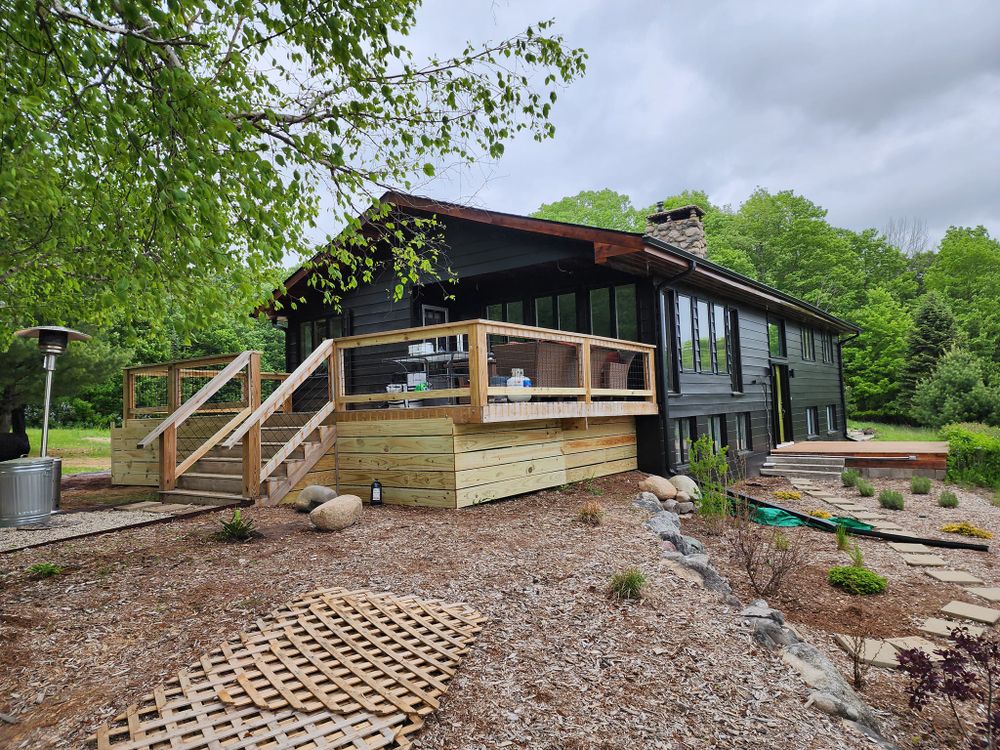Our Pole Barn Construction service offers durable, customizable structures perfect for storage or workshops, built with high-quality materials and expert craftsmanship to seamlessly enhance your property’s functionality and aesthetic appeal. for JLB Painting And Handyman in Charlevoix, MI