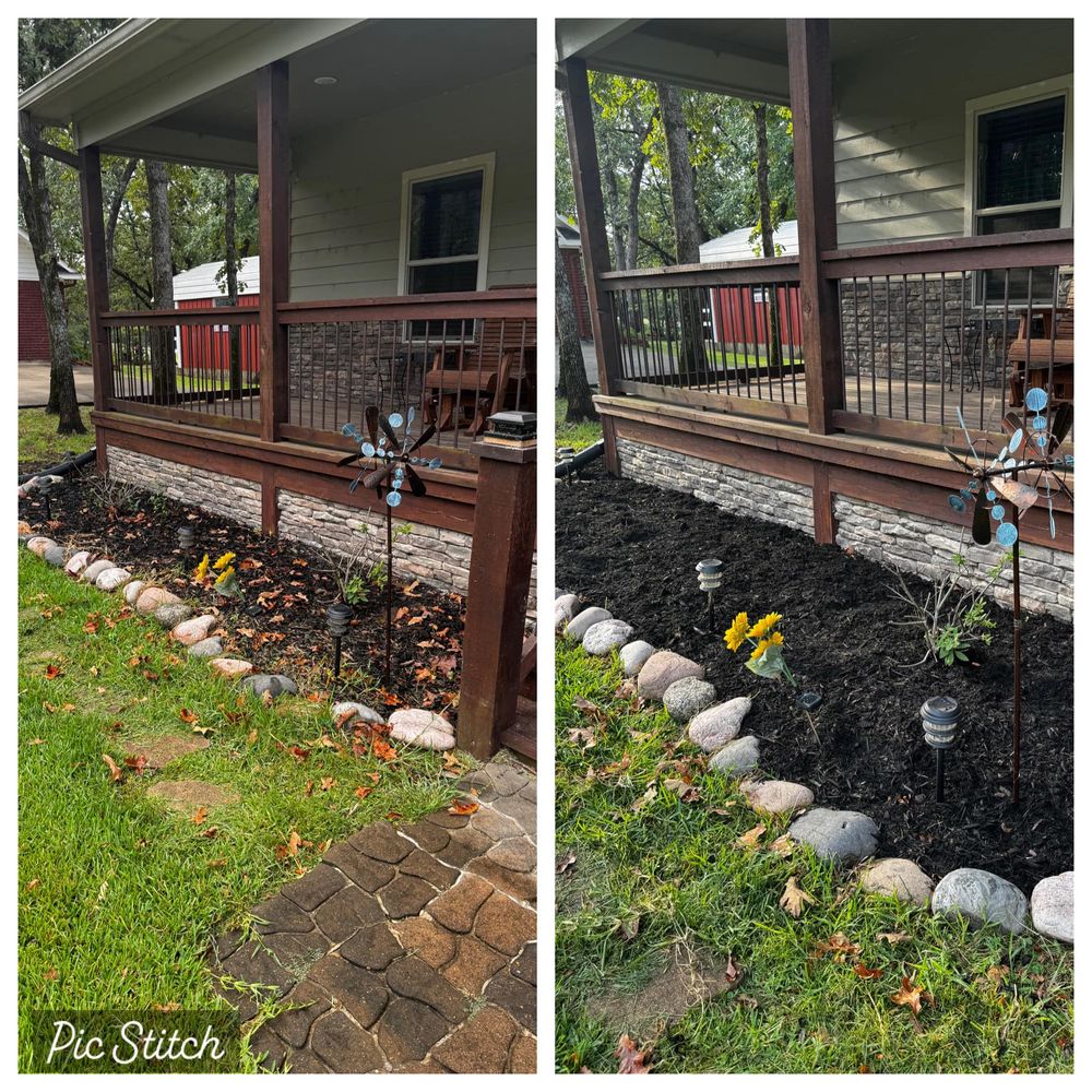 Our Flower Beds service enhances your home with beautiful, colorful blooms tailored to your preferences. Let us transform your outdoor space into a vibrant oasis you can enjoy all year round. for Keener's Lawn and Landscape LLC in Quitman, TX