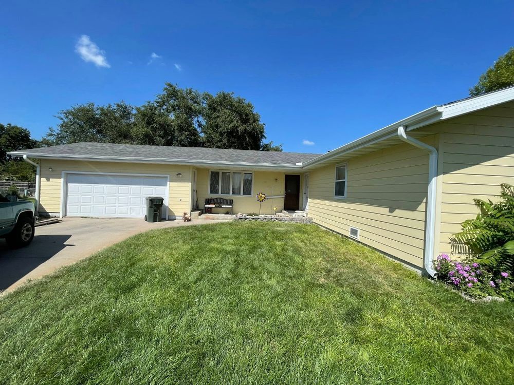 Aluminum Gutters Installation for The Gutter Man Seamless in Kearney, NE