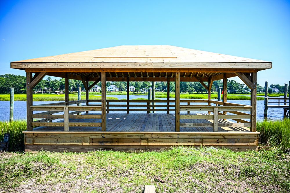 Enhance your outdoor living space with our expert deck and patio installation services, offering quality craftsmanship, durable materials, and tailored designs to create the perfect oasis right outside your home. for LSP General Construction in Myrtle Beach, SC