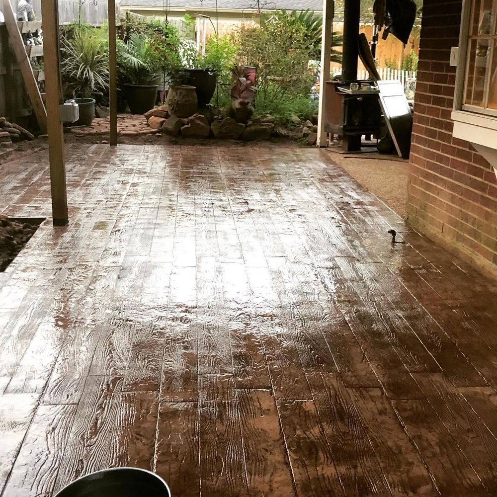 Elevate the aesthetics of your outdoor living space with our Stamped Concrete service, offering a wide range of customizable patterns and colors to create beautiful and durable surfaces for your home. for Slabs on Grade - Concrete Specialist in Spring, TX
