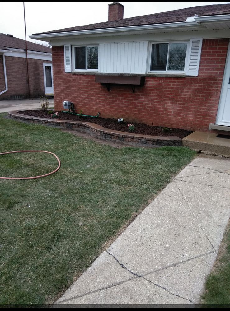 Retaining walls for Alltimate Outdoor Services in Warren, MI