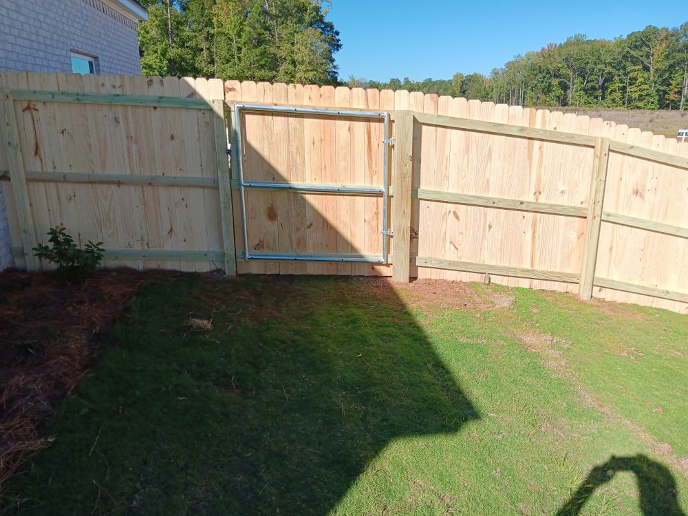 Wood Privacy Fences for Only Fences in Carroll County, GA