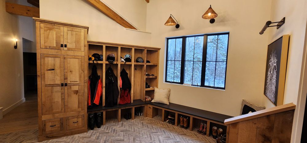 Kitchen Renovation for Merv Wilson Builder in Kingfield, ME