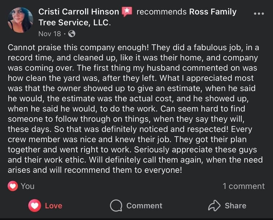 All Photos for Ross Family Tree Service LLC  in Hohenwald, TN