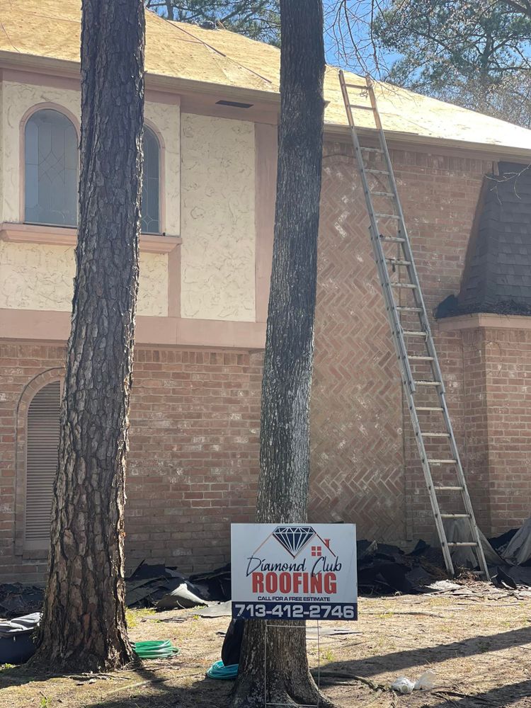 Roofing Installation for Diamond Club Roofing in Houston, TX