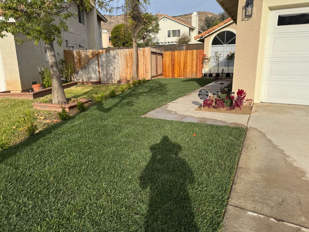 Sod Installations for Aidan Jade Landscaping in Riverside County, CA