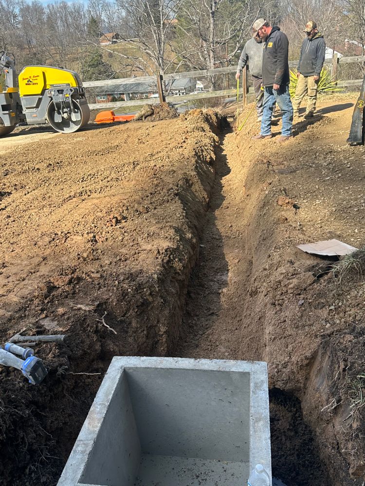 Grading for James R Carter Paving in Roanoke, VA